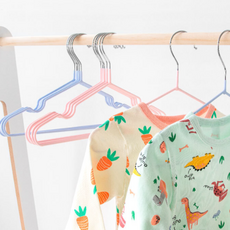 BS 어린이 키즈 옷걸이 논슬립 아기 아동 유아 정리, 1개, 핑크