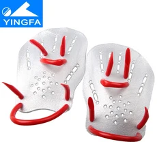 1쌍 조절 스트랩 수영 핸드패들 여성용 훈련 남자 어린이 핑크 M, 03 라이트 그레이