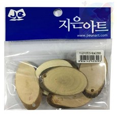 DDH 나무쪼가리 타공타원 플랜테리어 원목아트, 1개