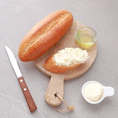 자연드림 우리쌀 발효 바게트 쌀빵 발효빵 브런치 냉동, 1개, 285g