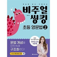한눈에 보고 이해하는비주얼 씽킹 초등 영문법 2, 다락원, 비주얼 씽킹 초등 영문법 2, 김지원(저)