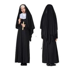 肥婆奶奶 修女裝 萬聖節服裝 萬聖節道具 變裝派對 cosplay 化裝舞會 大人變裝服 大人修女服裝 大人修女服