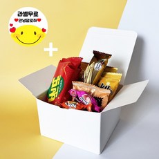 안녕알로하 상자 간식 선물 과자 세트 학교 단체 행사 답례품 개별포장 구디백 꾸러미, 1개, 17A