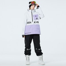 방풍 방수 스노우보드복 남녀공용 스키복 세트