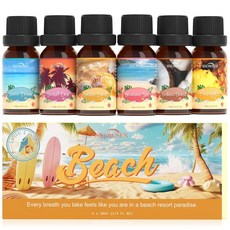 깨끗한 오일 세트 용 스노우센 향료 건조기 볼 양초 비누 만들기 신선한 면 린넨 레몬그라스 부드러운 파우더 라벤더 세탁 블라썸, Beach