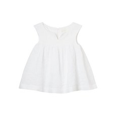 슈슈통 V넥 텍스처 탑