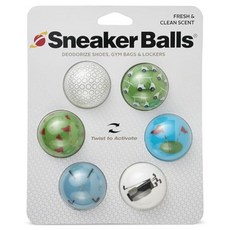 스니커즈 볼 신발 냄새 제거제 및 제거제 - 신선하고 깨끗한 냄새 차단 - 트위스트 투 활성화 - 컴팩트하고 내구성 - 재미있고 다채로운 디자인 - 신발 체육관 가방 사물함