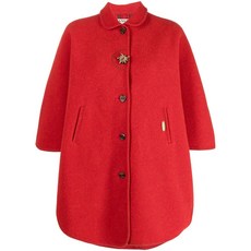 안젤로 빈티지 컬트 중고 1980's 버튼 커브 셰이프 코트