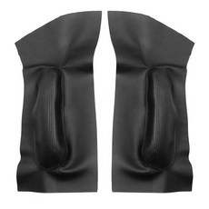 AOUTTUOA 2피스 블랙 도어 패널 팔걸이 커버 인서트 카드 극세사 가죽 합성 핏 폭스바겐 비틀 1998 1999 2000 2001 2002 2003 2004 2005 20, AOUTTUOA 2피스 블랙 도어 패널 팔걸이 커버 인