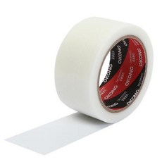 오공 임시고정 보양 테이프 50mm X 25m 반투명 흰색, 1개