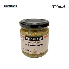 프랑스 뷰포 홀그레인 머스타드 겨자씨 소스 200g, 1개