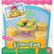 반다이 에그엔젤 코코밍 소꿉놀이 피규어 미니어처, 다이닝세트, 1개