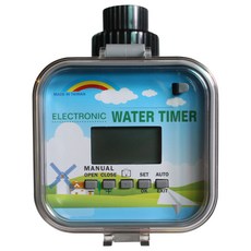 電子澆水定時器 自動灌溉系統 節水耐用, 灰色, 1個