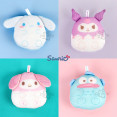 산리오 프렌즈 부드러운 코튼 파일 바디 스펀지, 2개, 시나모롤