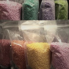 1kg 색모래 어항 모래 칼라규사 다용도 등 미술재료, 칼라스톤1kg3호노랑