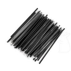 윈코 개별포장 주름 음료 일회용 스트로우 구부러지는 빨대, 컬러50P