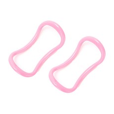 파스텔 릴렉스 요가링 소프트타입 종아리 마사지링, 2개, 파우더핑크