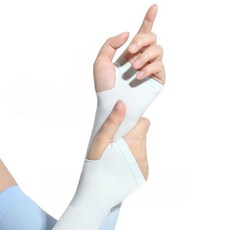 여름 민트색 스포츠토시 자외선차단 팔토시