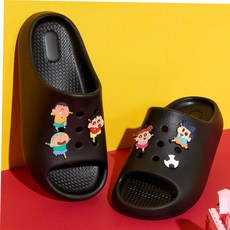 아동슬리퍼 짱구 폼폼 슬리퍼 성인 아동 거실화 실내화 BUWDE1581