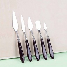 페인팅 나이프 5개입 미술용품 스패츌러 팔레트나이프 물감나이프, 1개