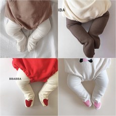 겨울 베이비 밍크 무지 하트 유발 레깅스 돌전 돌후 아기선물내새끼들