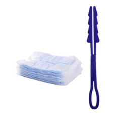 무루어 대용량 흡착 먼지털이 핸들 + 리필10매, 블루, 1세트