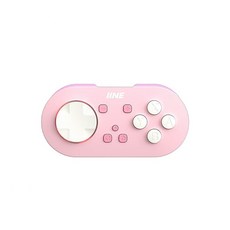 닌텐도 스위치 RGB 라이트 프로콘 컨트롤러 레트로 미니 패드, 포켓 핸들 핑크, 1개