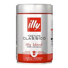 illy 意利 Classico中烘培咖啡粉, 摩卡壺, 250g, 1罐