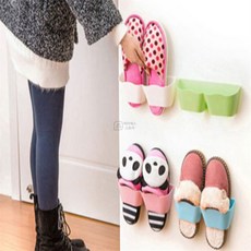 고매한 접착식 실내화꽂이 슬리퍼걸이, 접착식 실내화꽂이-색상랜덤