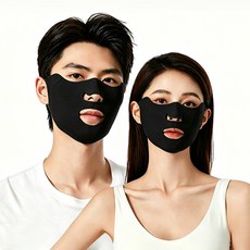 리노아 자외선차단 쿨링 스포츠 골프 마스크 얼굴 햇빛가리개 2p