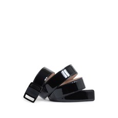 페라가모 페이턴트 레더 벨트