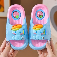 熱賣 新款女童拖鞋兒童女孩可愛夏季新款2025軟底居家女童拖鞋防滑