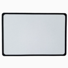 레브홈 게시판 벽걸이 사진 메모 보드 펠트 타공판, 1개, 블랙