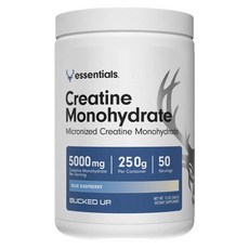 BUCKED UP 必需一水肌酸 6000毫克 藍莓覆盆子, 1個, 340g