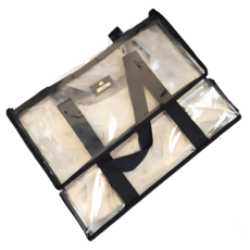 激安百貨 閃電出貨 小箱雨罩 兩用 透明小箱 外送箱雨罩 防水 防塵罩 防水拉鍊 熊貓小箱 Ubereat, 透明