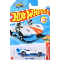 2025 오리지널 핫 휠 자동차 Let's Race Boys Toys 1/64 다이캐스트 슈퍼 트윈 밀 도넛 드리프터 스트리트, 18 19