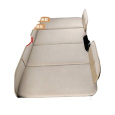 차량용 뒷좌석 매트 시트 간편설치 접이식 여행용 차박 발받침 확장형 일반시트 카크닉 평탄화, 5. 대형 검빨+수납가방