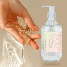 [문헤일로] 비건 여성 바디 마사지젤 오일 네추럴, 1, 300ml