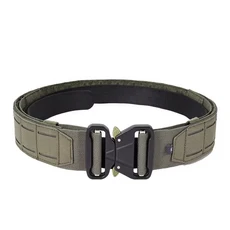 SINAIRSOFT 2 인치 새로운 전술 벨트 퀵 릴리스 금속 버클 레이저 MOLLE Mens 멀티 카모 벨트 사냥 의류 액, 02 Ranger Green