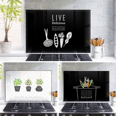 주방아트보드 900x493 아트월 아트글라스 벽면 꾸미기+지알트레이딩Shop, 다이아피쉬블랙