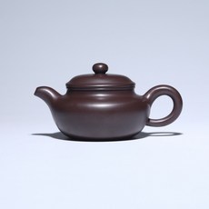 宜興紫砂壺 名家手工製作, 1個, 深紫色