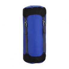 캠핑 침낭 미니 압축 자루 방수 강화 재봉 물건 보관 가방, 22cmx53cm Blue, 1개