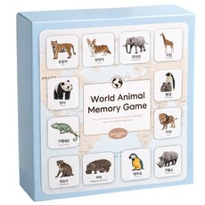 뚜뚜 메모리게임, 1개, 동물 실사