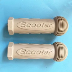 마이크로 킥보드 맥시 미니 손잡이 교체 부품 2개, 연회색 스쿠터 1쌍, 1개