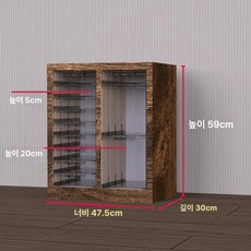 네일 서랍장 진열장 보관함 대형 캐비닛 선반 진열가구, 연녹색