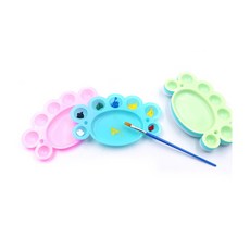 유치원 어린이집 미술수업 교재 플라스틱 팔레트