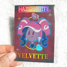 해즈빈호텔 캐릭터 일러스트 호텔 객실 카드 사진 포카 알래스터 루시퍼 찰리 허스크 니프티 복스, 6.5x10cm, 13