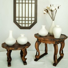 차렌시아 달항아리 세라믹 도자기 화병 무광 (5 design), 화이트