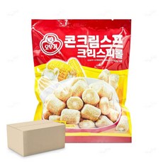 오뚜기 콘크림스프 크리스피롤, 55g, 12개