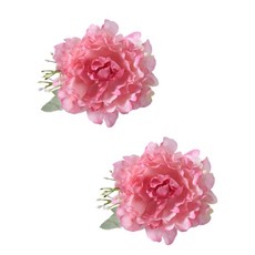 2Pcs 커튼 Tieback 클립 Arficial 모란 꽃 커튼 홀더 클램프 커튼 Holdback 버클 홈 웨딩 장식, p